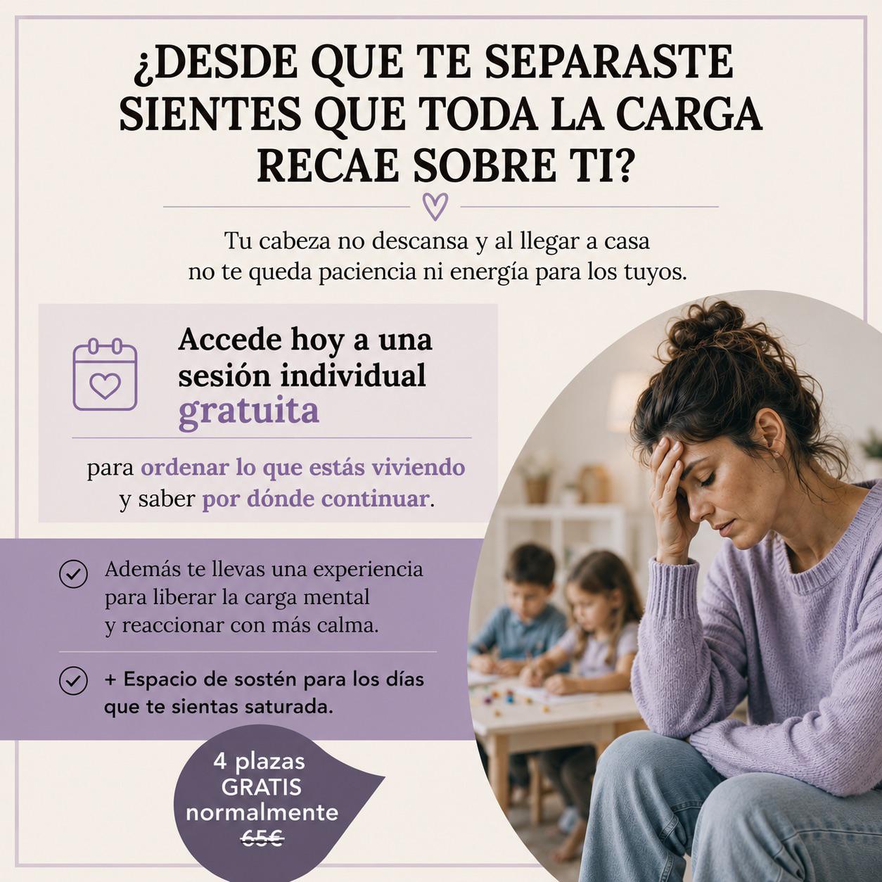Vuelve a Ti Facebook ad: ¿Desde que separaste, sientes que toda la recae ti?