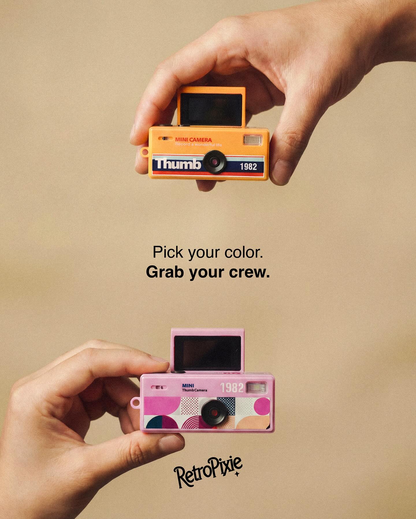 retro.pixie Facebook ad: Get the retro vibes with retropixie!