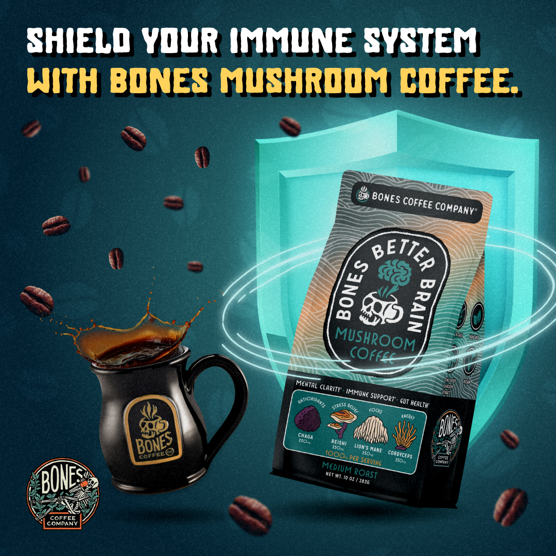 Bones Coffee Company Facebook ad