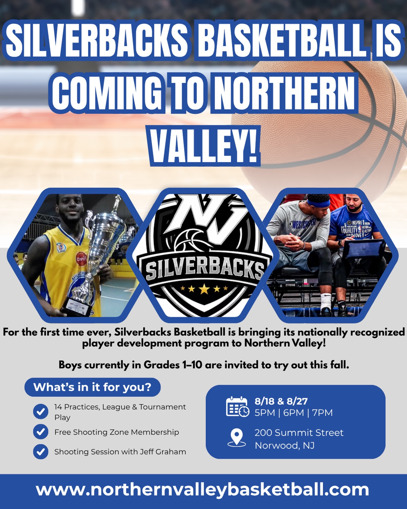 silverbacksbasketballnj Facebook ad