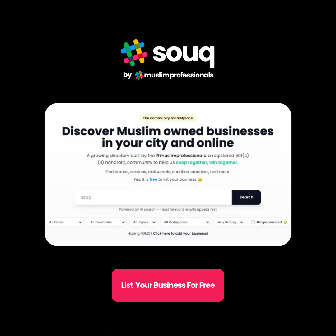 Muslimprofessionals Connected Page Facebook ad from Feb 1, 2026