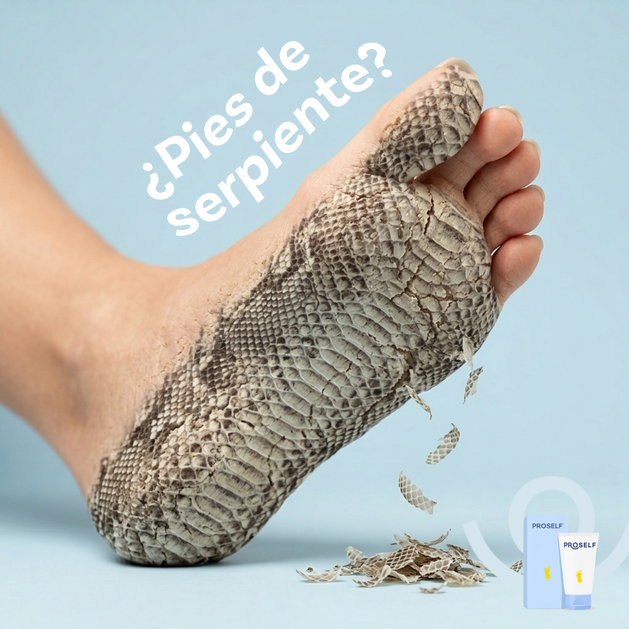 PROSELF Facebook ad: ¿Piel agrietada y seca?