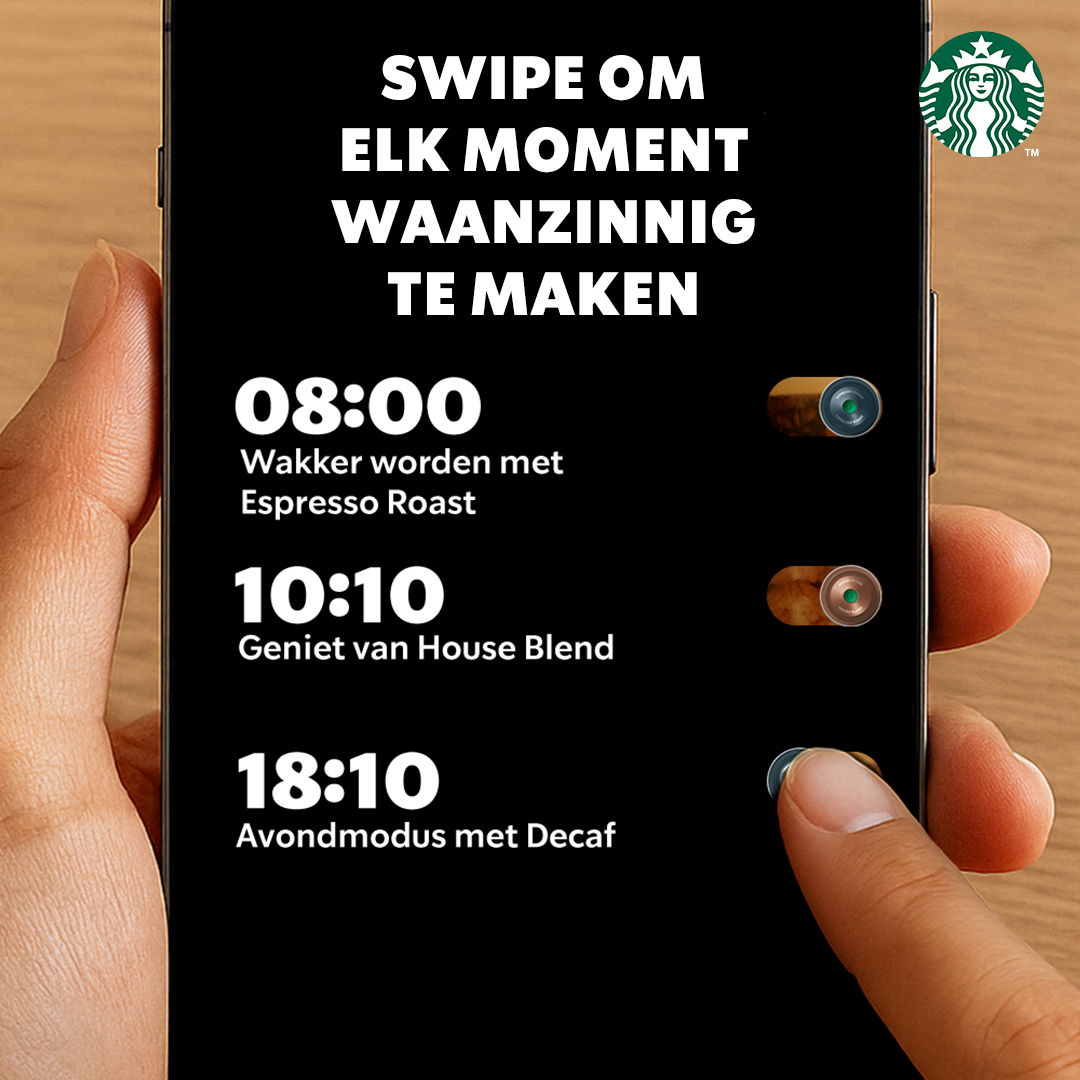 StarbucksAtHome Facebook ad: Starbucks by Nespresso.