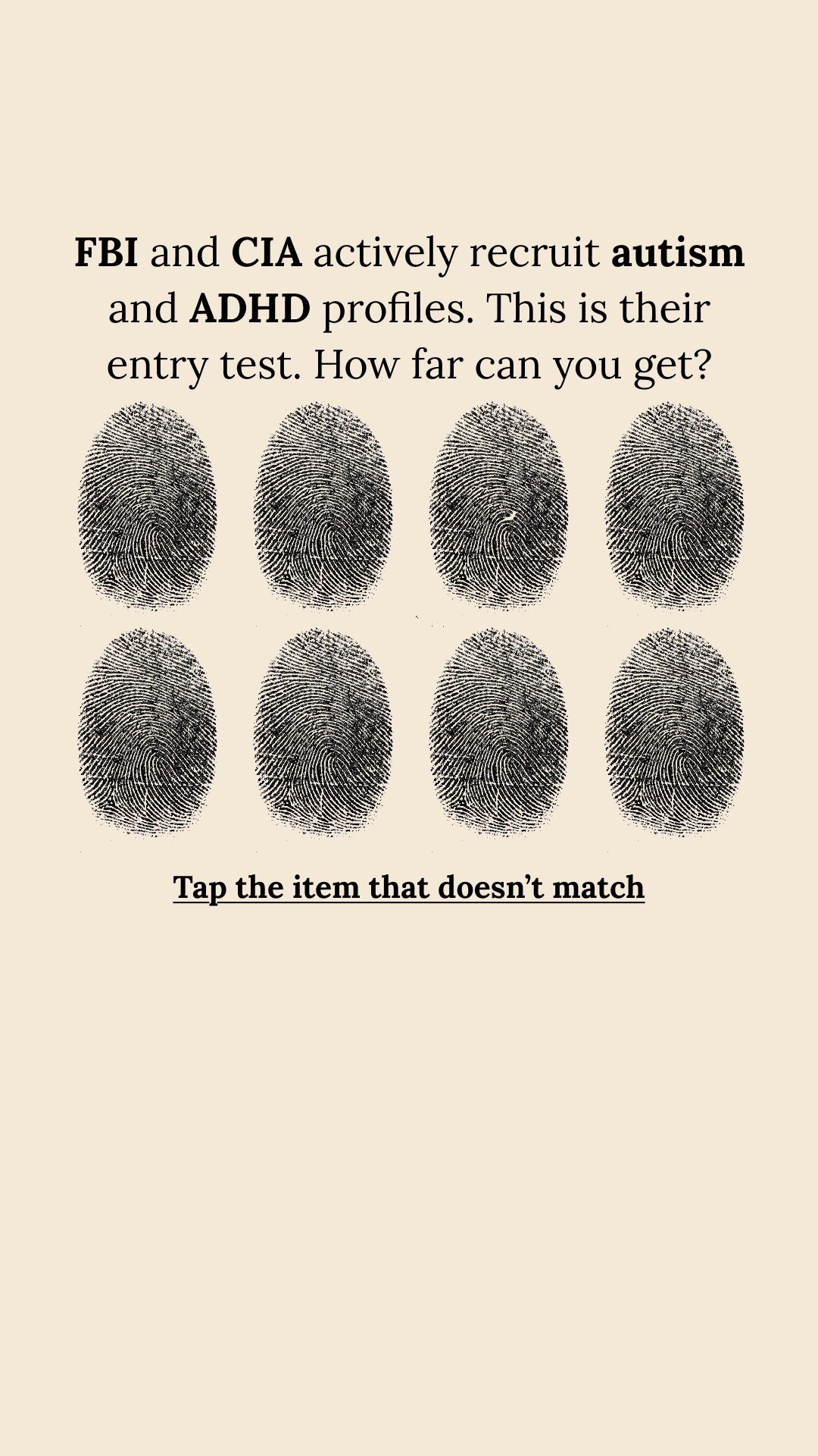 Brain Health Check Facebook ad
