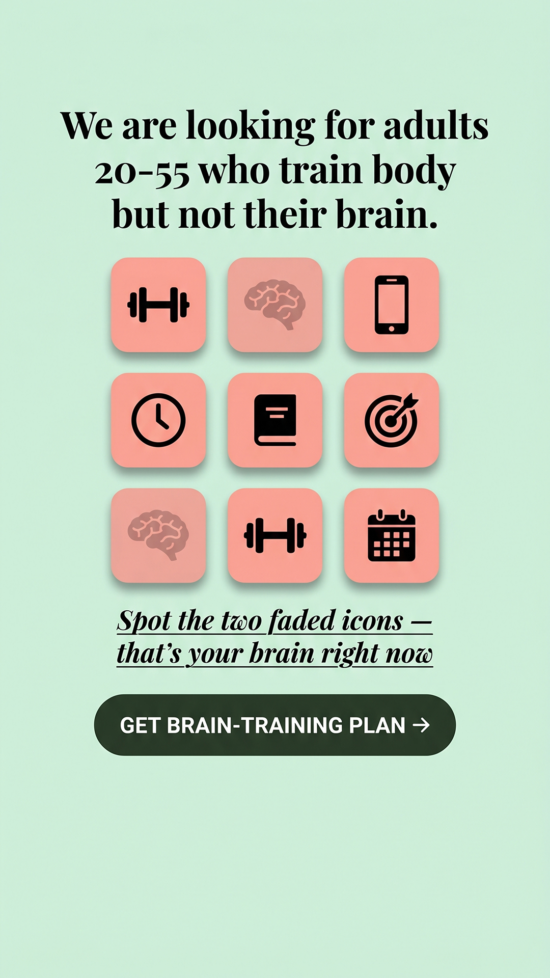 Impulse: Brain Training & Self-Discovery Facebook ad