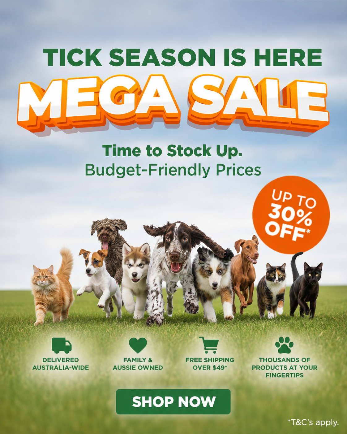 Budget Pet Products Facebook ad