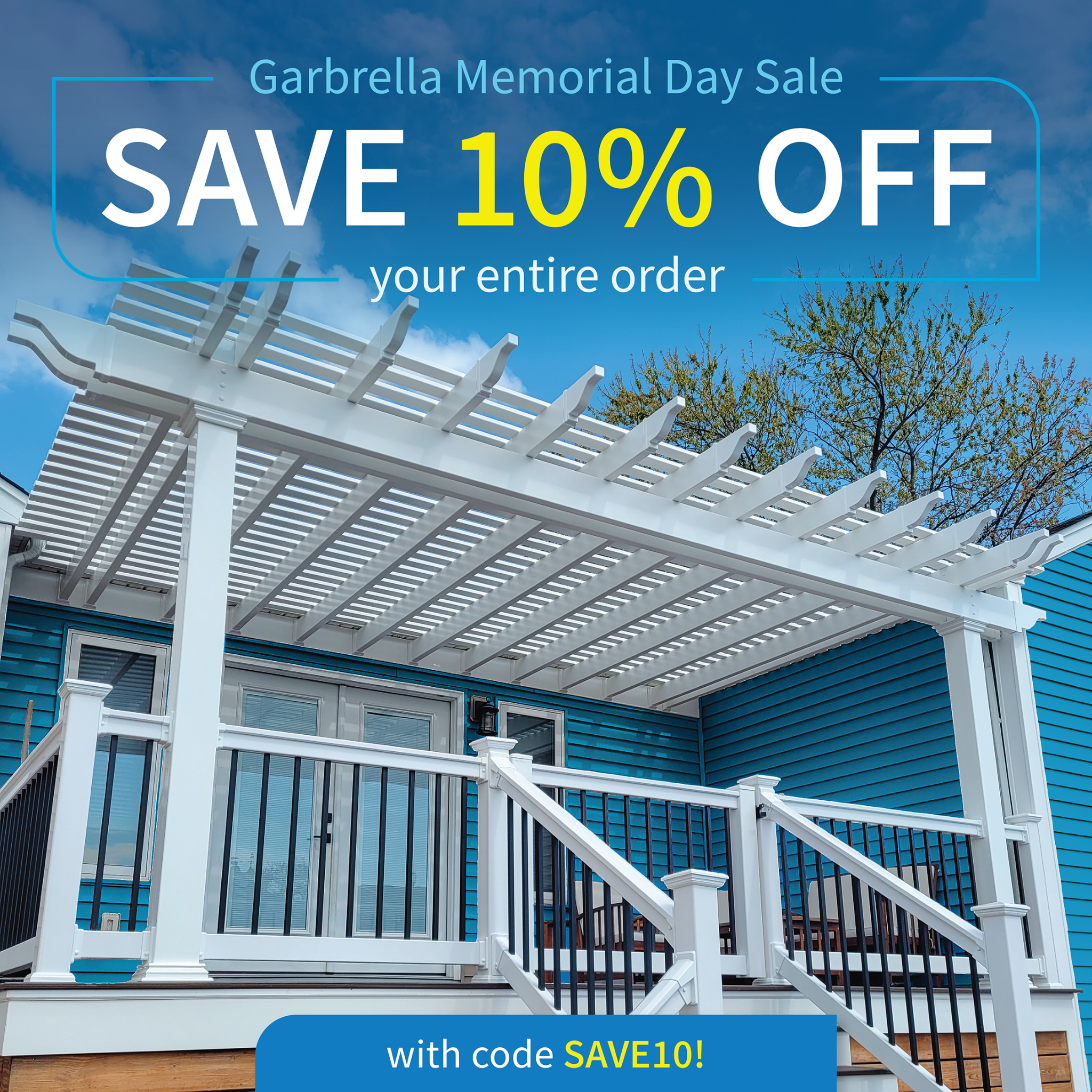Garbrella Pergolas Facebook ad