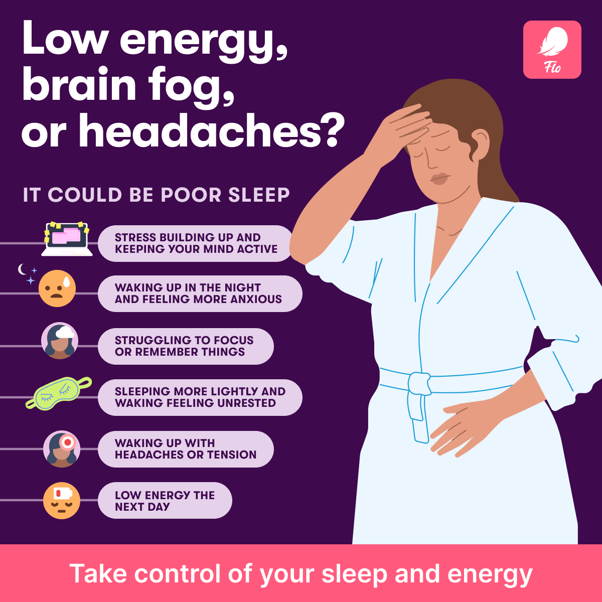Flo Health App Facebook ad