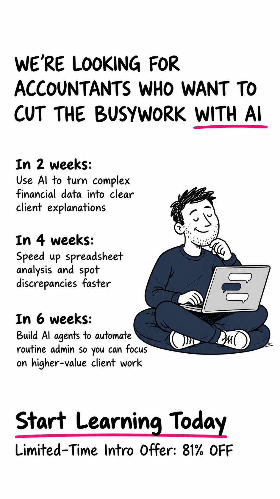 Zero To Mastery Facebook ad: Become Your Team’s Go-To AI Person