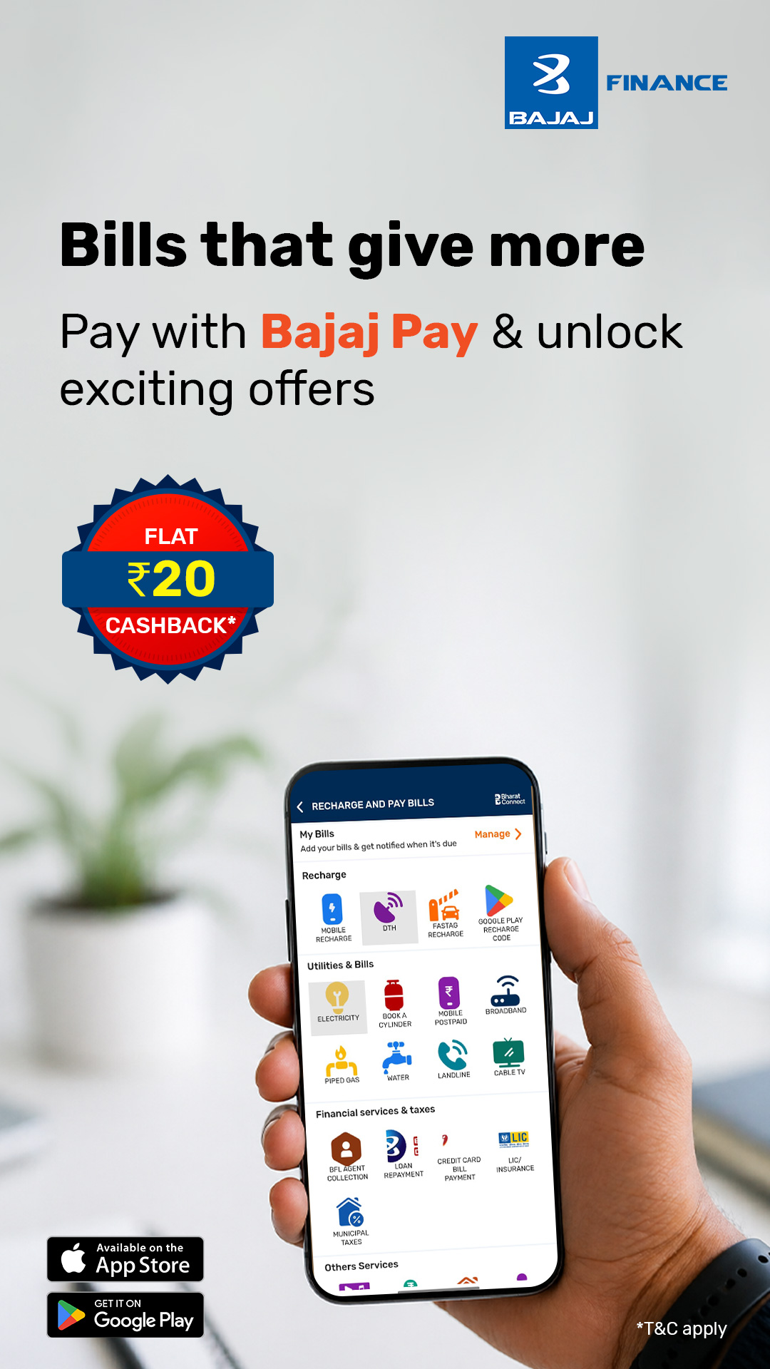 Bajaj Finserv Facebook ad