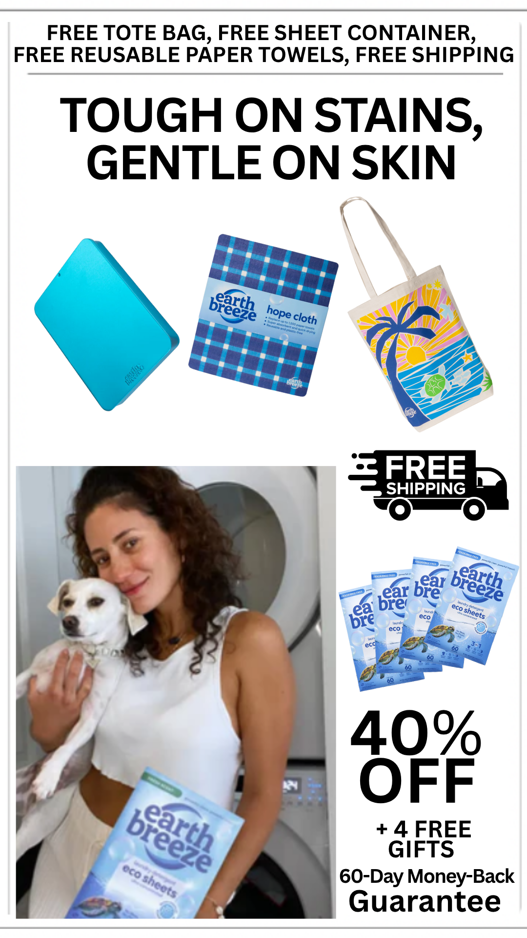 Laundry Tips Daily Facebook ad