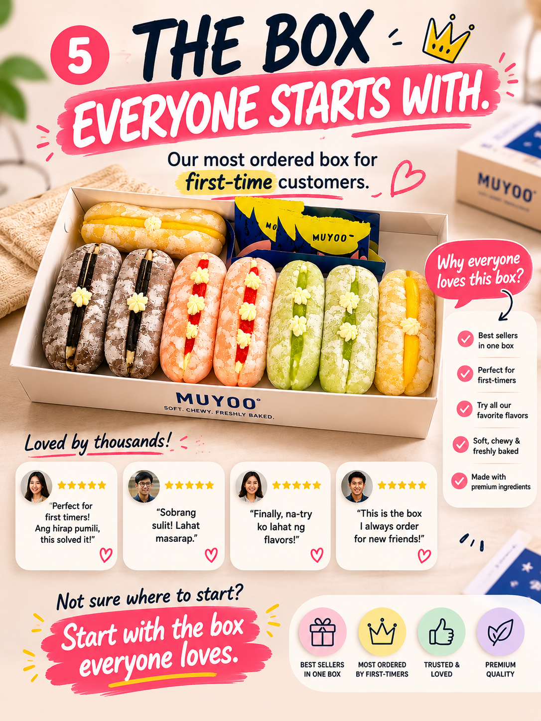 Muyoo Philippines Facebook ad: THE BOX EVERYONE STARTS WITH.