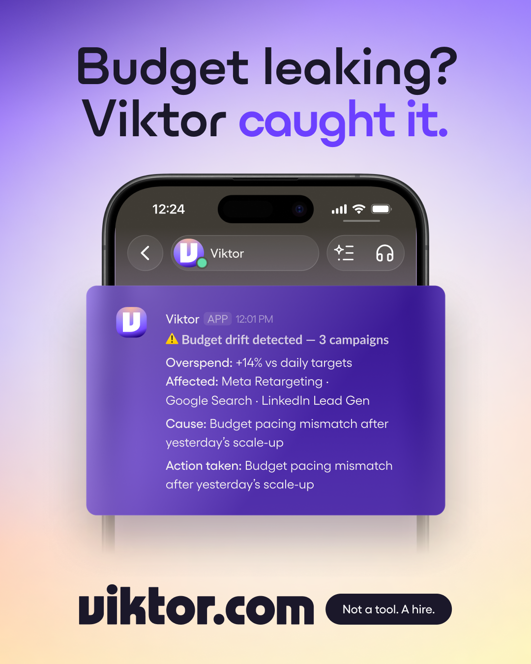 Viktor Facebook ad