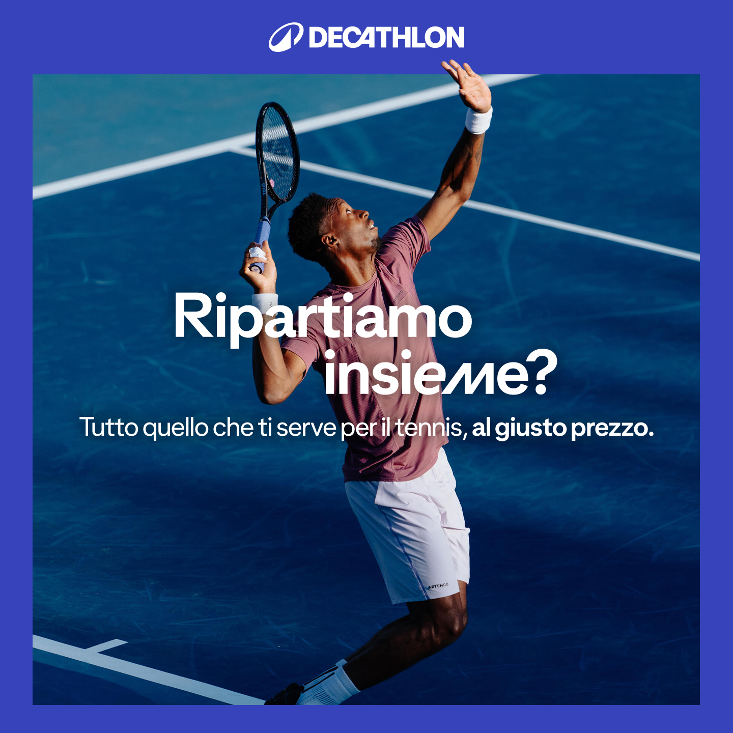Decathlon Italia Facebook ad: Tennis