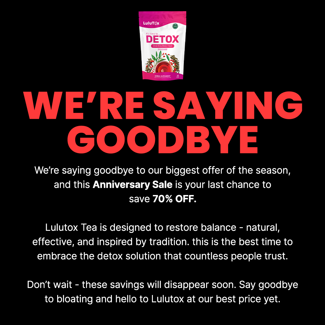 Lulutox Tea Facebook ad
