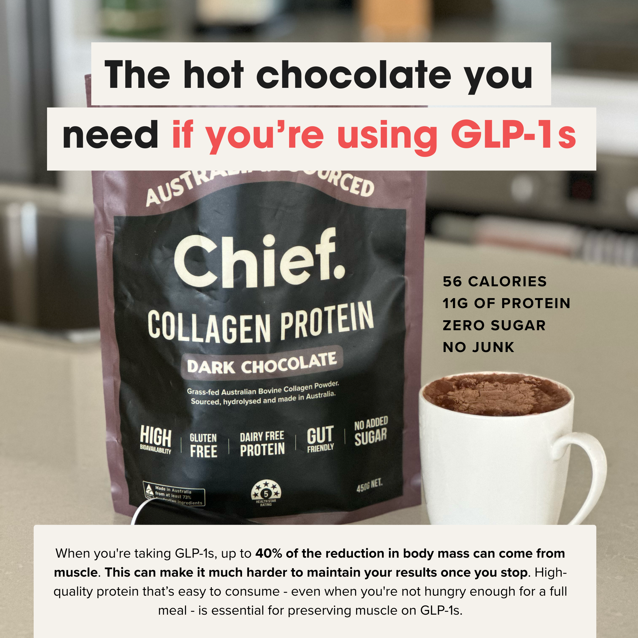 Chief Nutrition Facebook ad