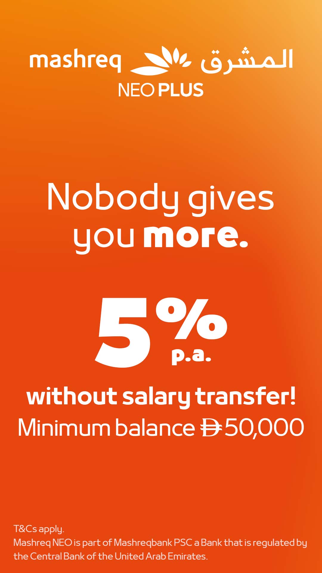 Mashreq Facebook ad