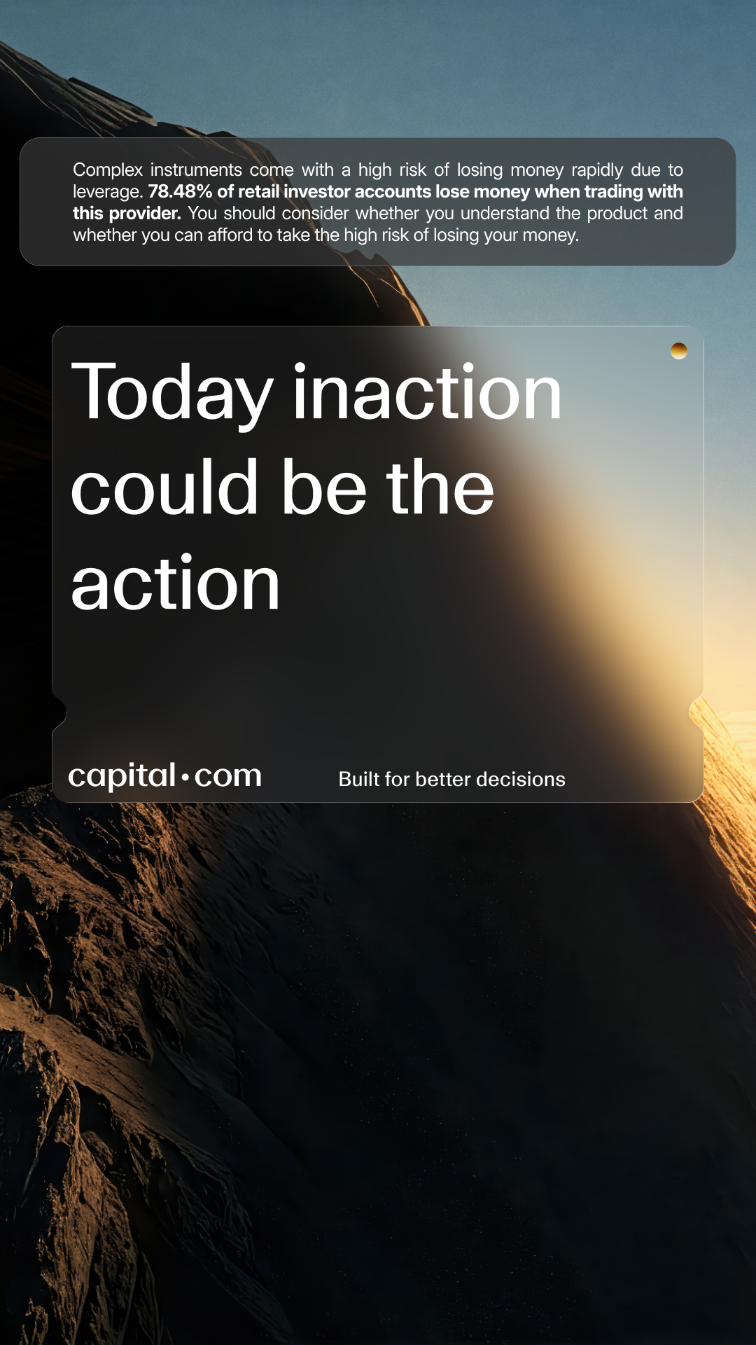 Capital.com International Facebook ad