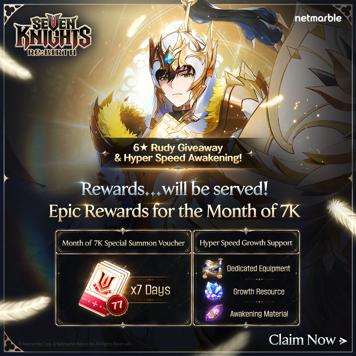 Seven Knights Facebook ad