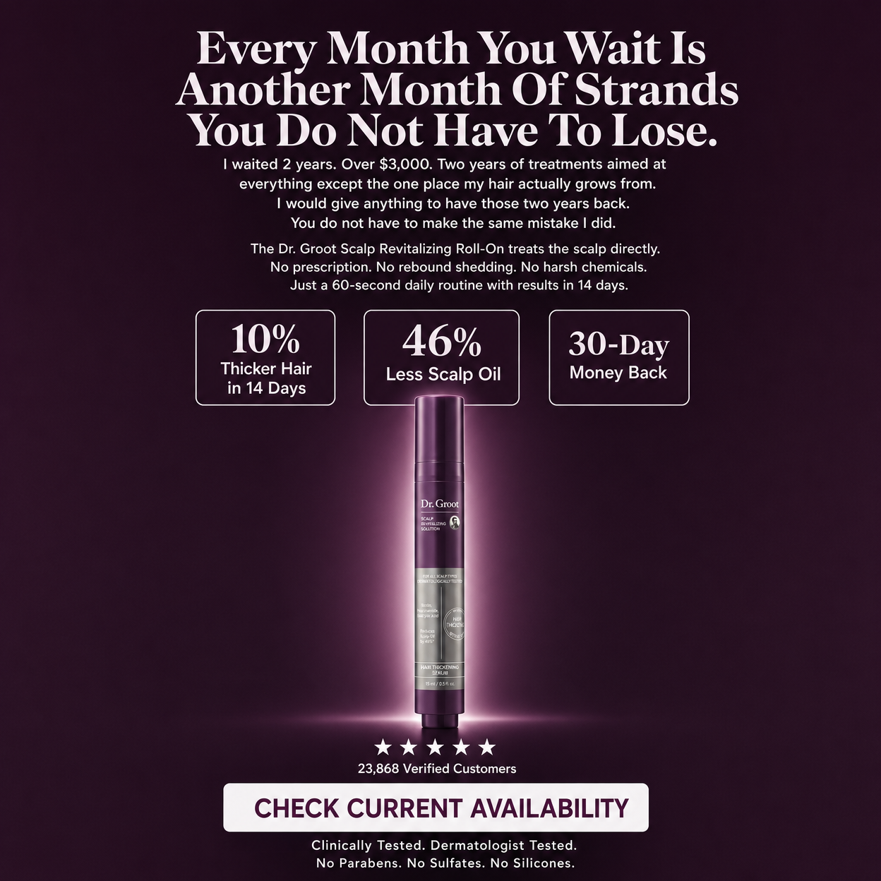 Hair Solutions Facebook ad