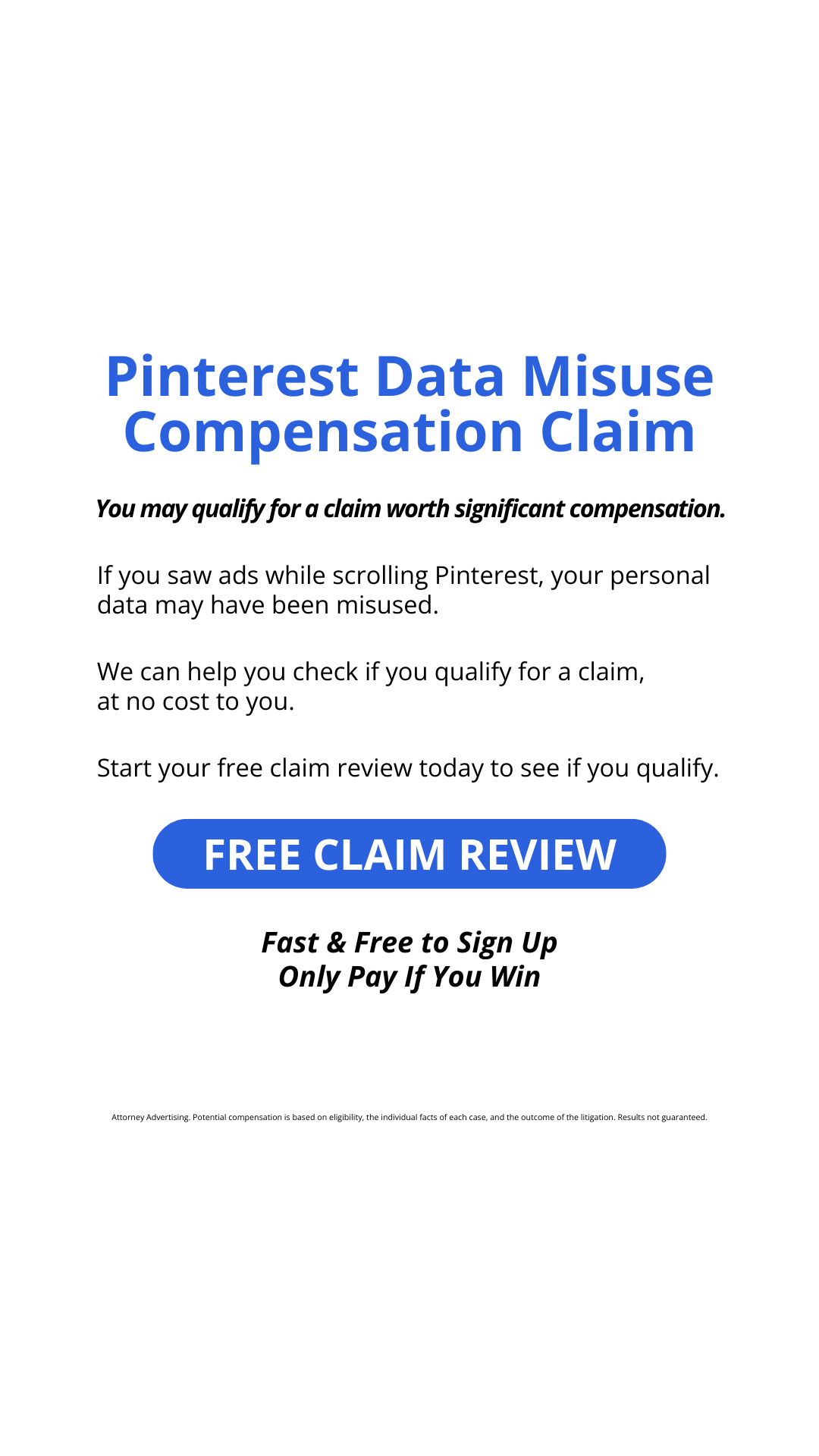 Keller Postman LLC Facebook ad
