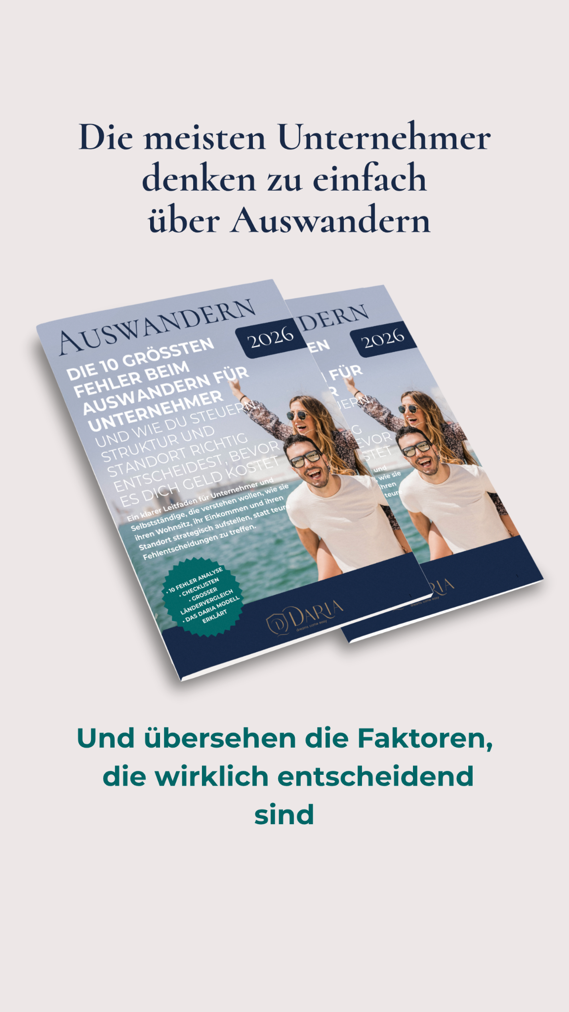 Daria US Group Facebook ad from May 7, 2026