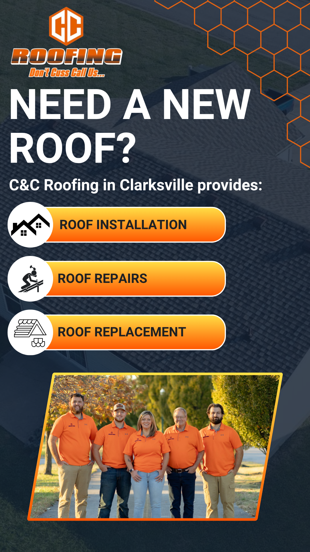 C&C Roofing LLC Facebook ad