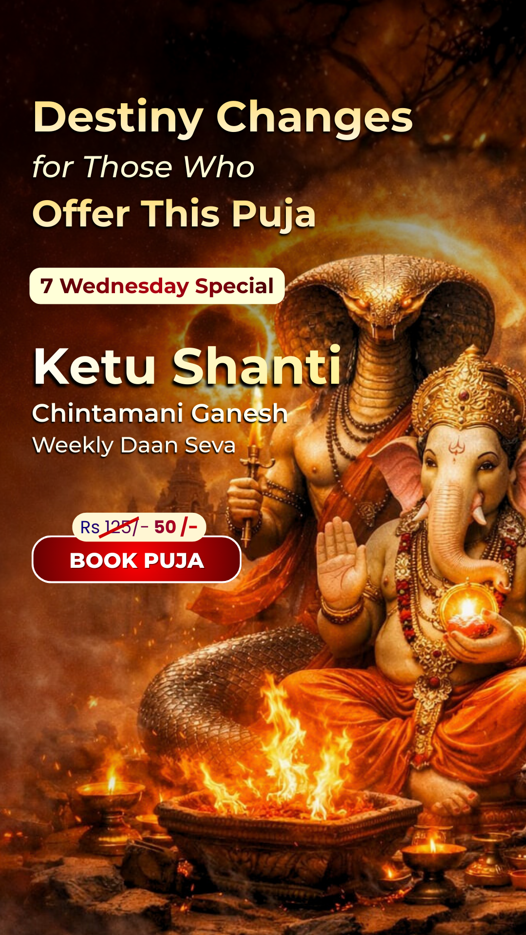 Utsav App : India’s most Loved  Puja Booking App Facebook ad