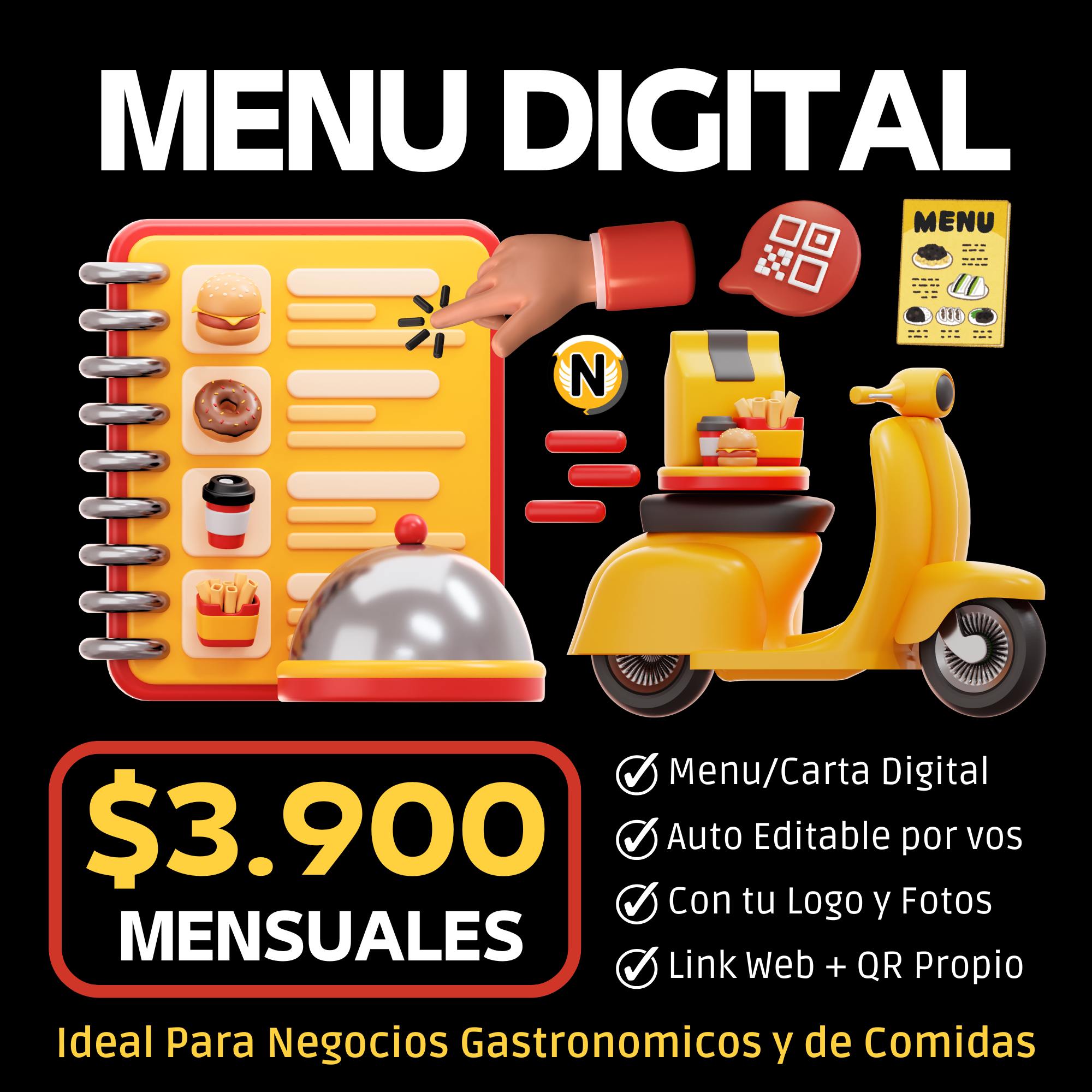 Nedify Facebook ad: Digitaliza tu Menu QR en minutos! con Nedify - Negocio…