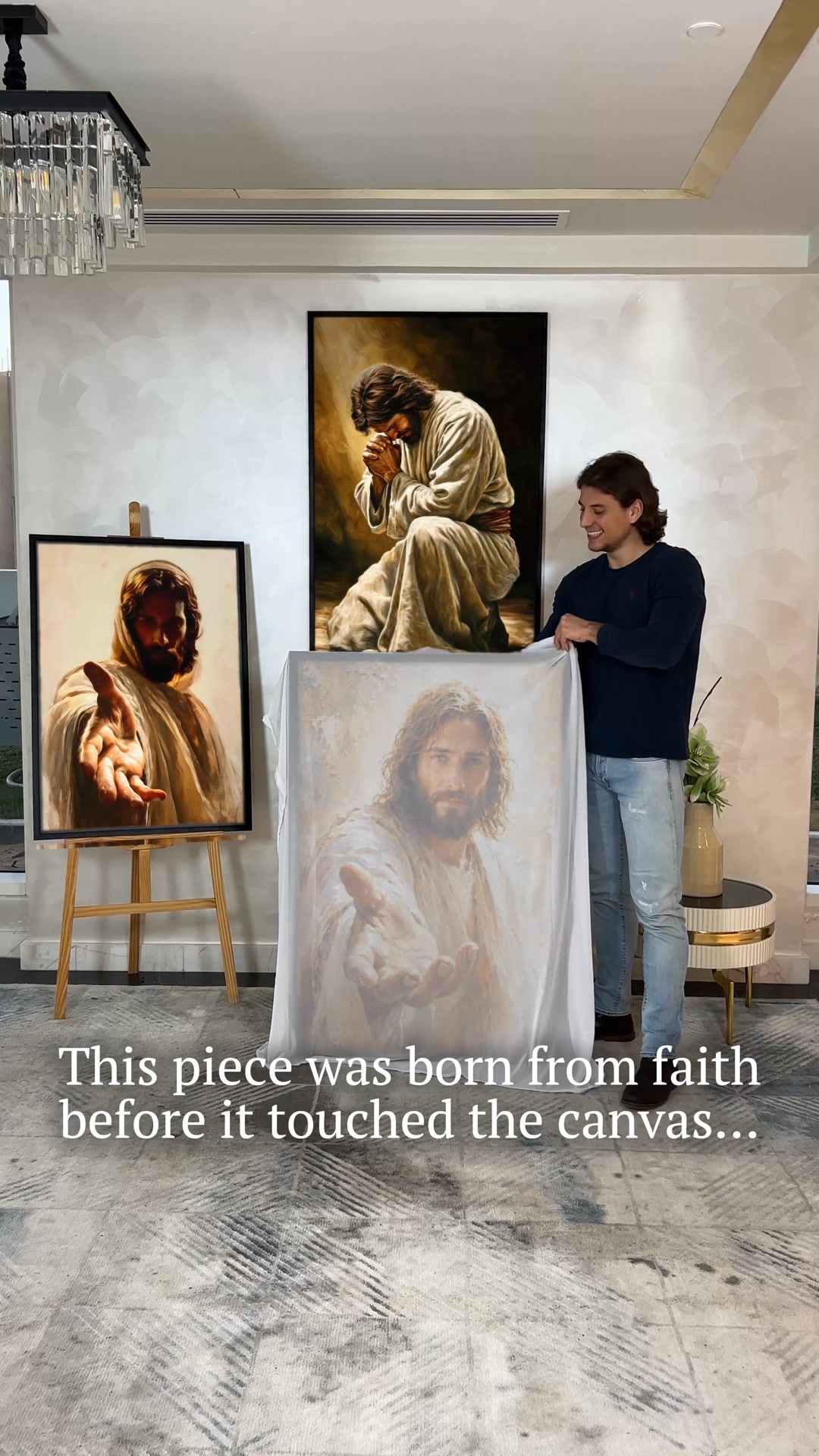 John Bellini Facebook ad: Walk With Me canvas prints are now available