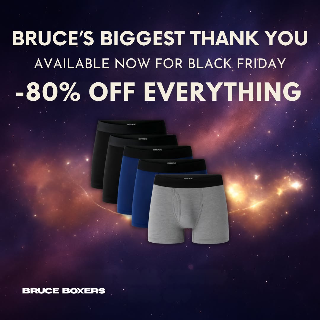 Bruce’s Boxers Facebook ad