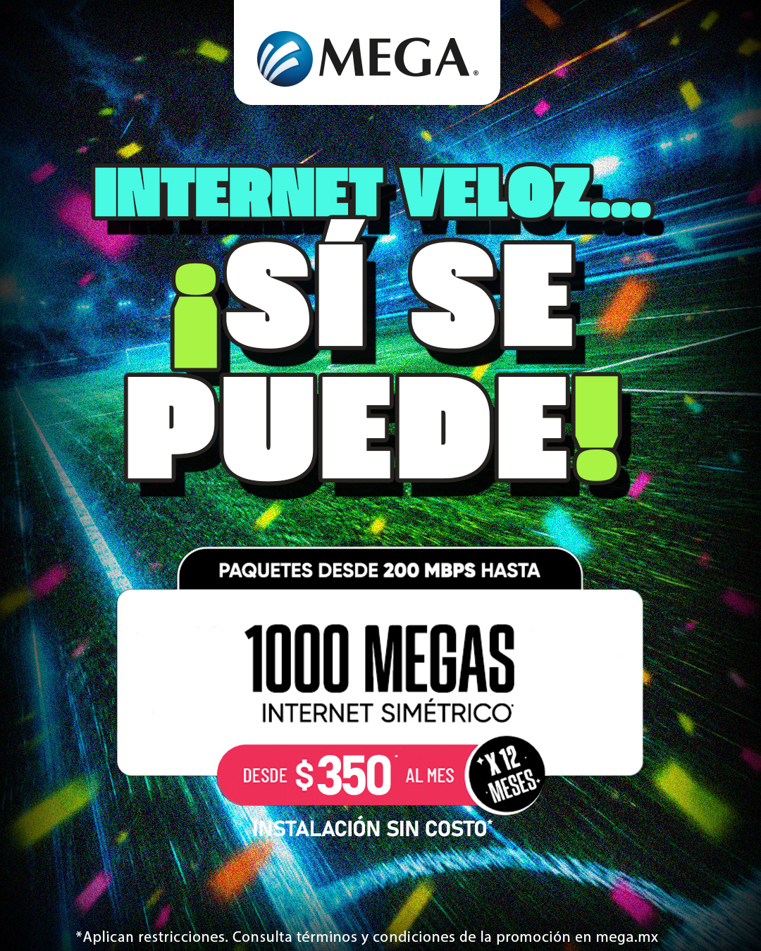 Megacable, Conectamos tu vida Facebook ad