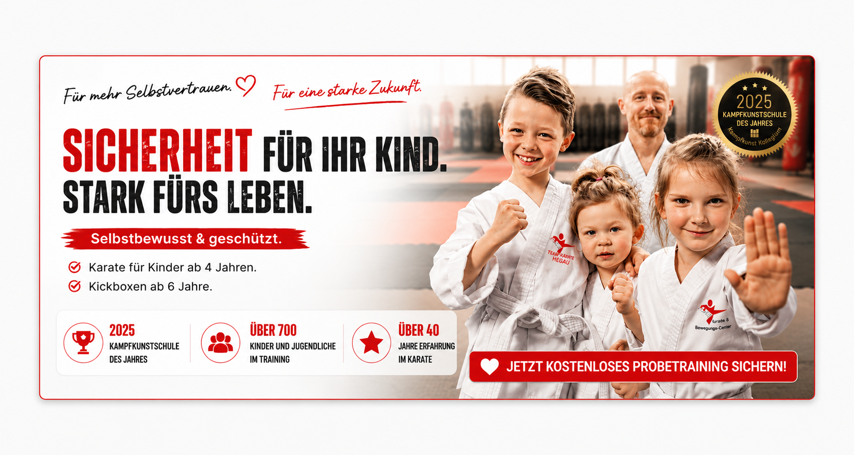Karate Team Hegau Facebook ad