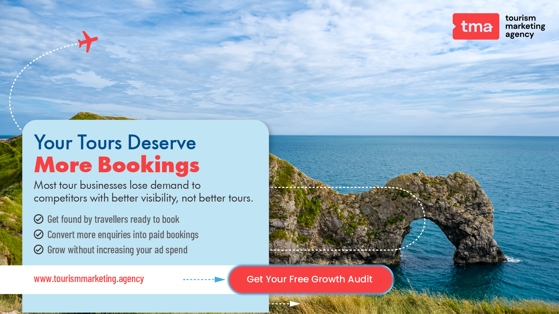 Tourism Marketing Agency Facebook ad: Stop Wasting Ad Spend. Start Scaling.
