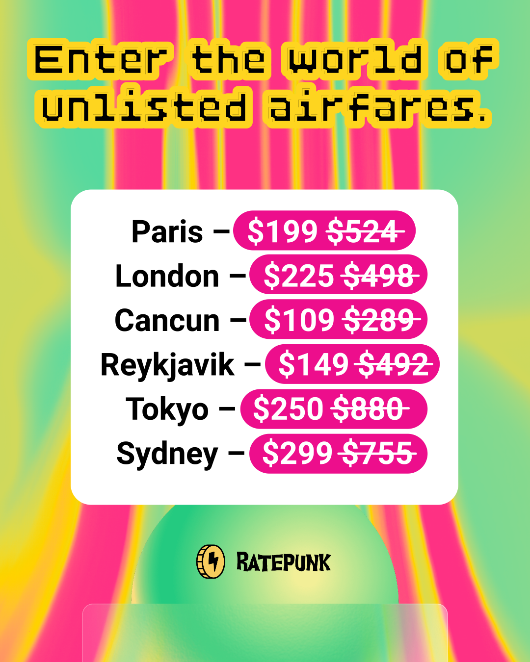 RatePunk Facebook ad