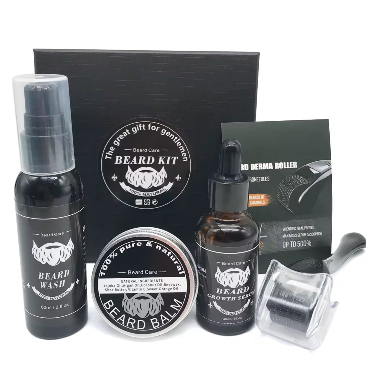 Bezihubb Facebook ad: Grow Your Beard Faster with Our Kits