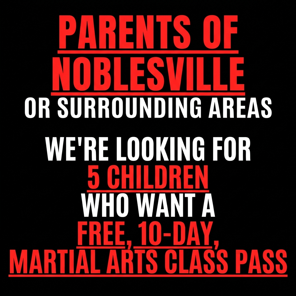 American Blackbelt Martial Arts Facebook ad: Want a FREE 10-Day, Kids Martial Arts Class Pass?