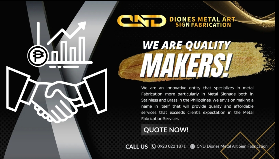CND Diones Metal Art Sign Fabrication Facebook ad