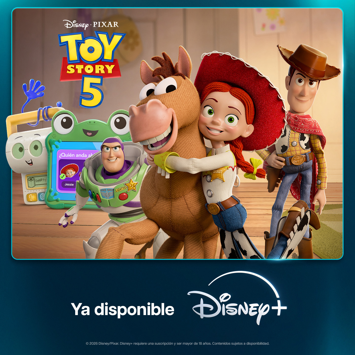 Disney+ Facebook ad: Toy Story 5