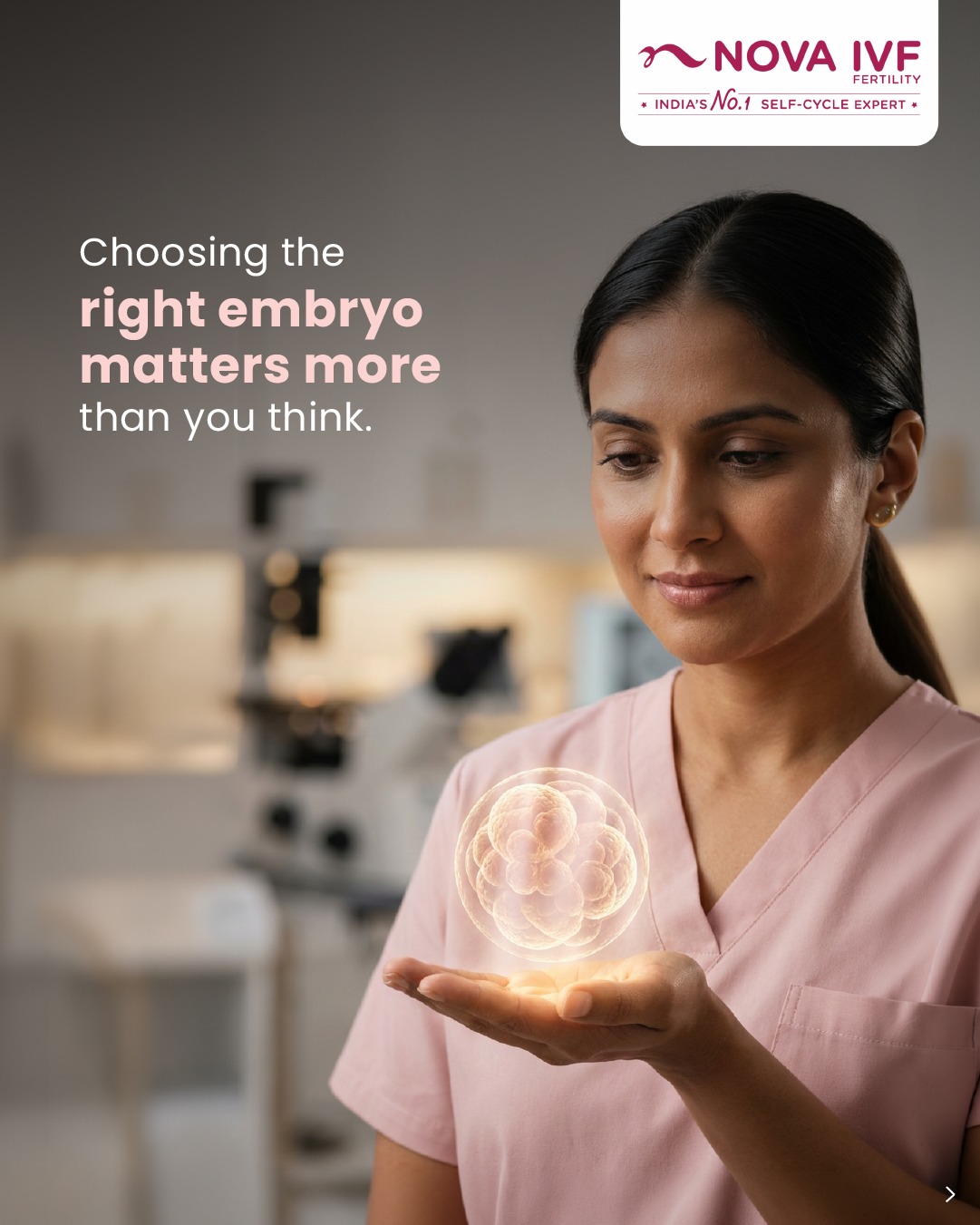 Nova IVF Fertility Facebook ad