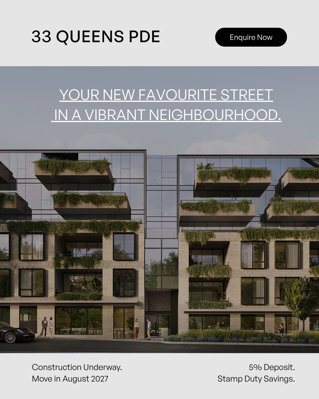 Prime Edition Facebook ad: 5% deposit and government stamp duty savings up to $190,750*