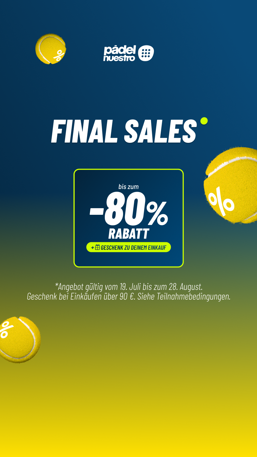 Padel Nuestro España Facebook ad