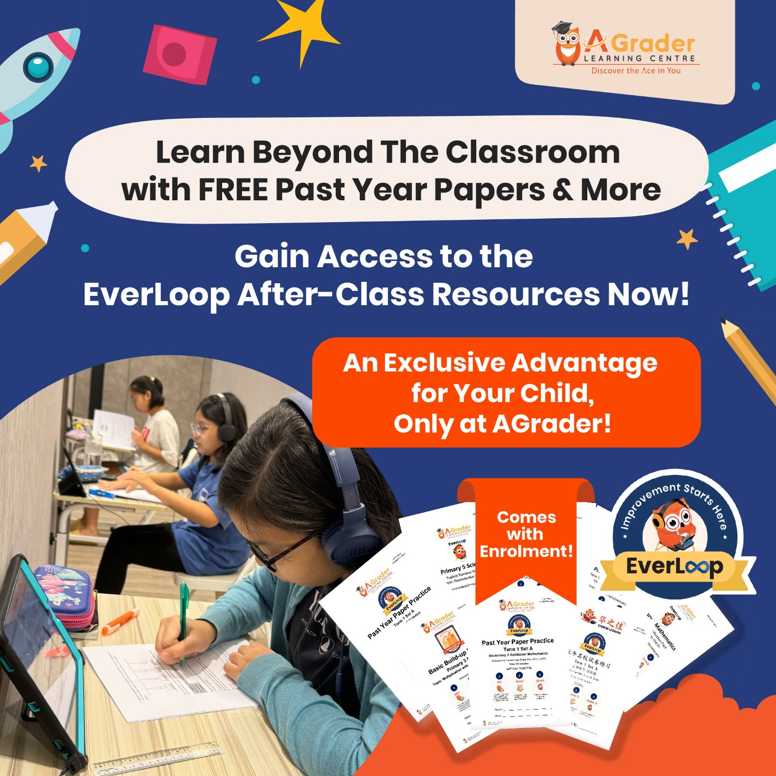 AGrader Learning Centre Facebook ad