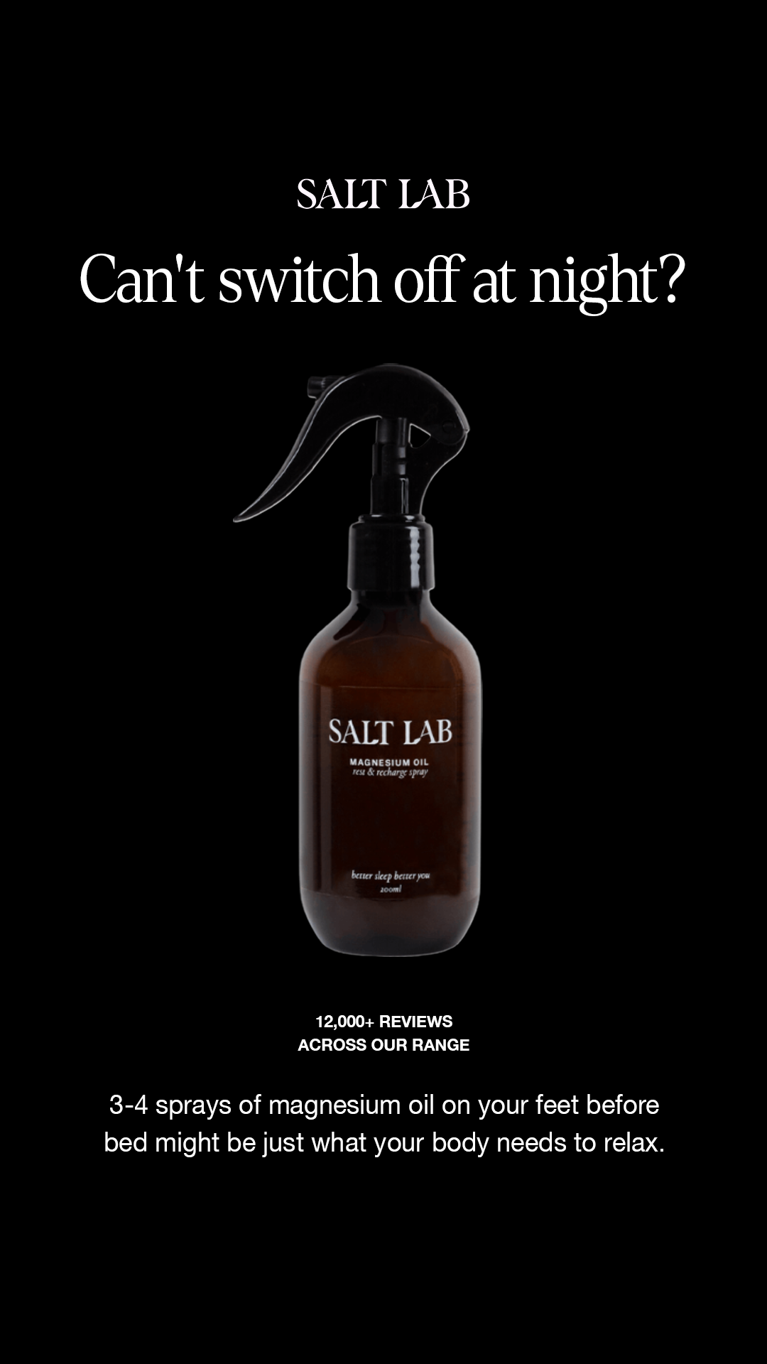 Salt Lab Facebook ad