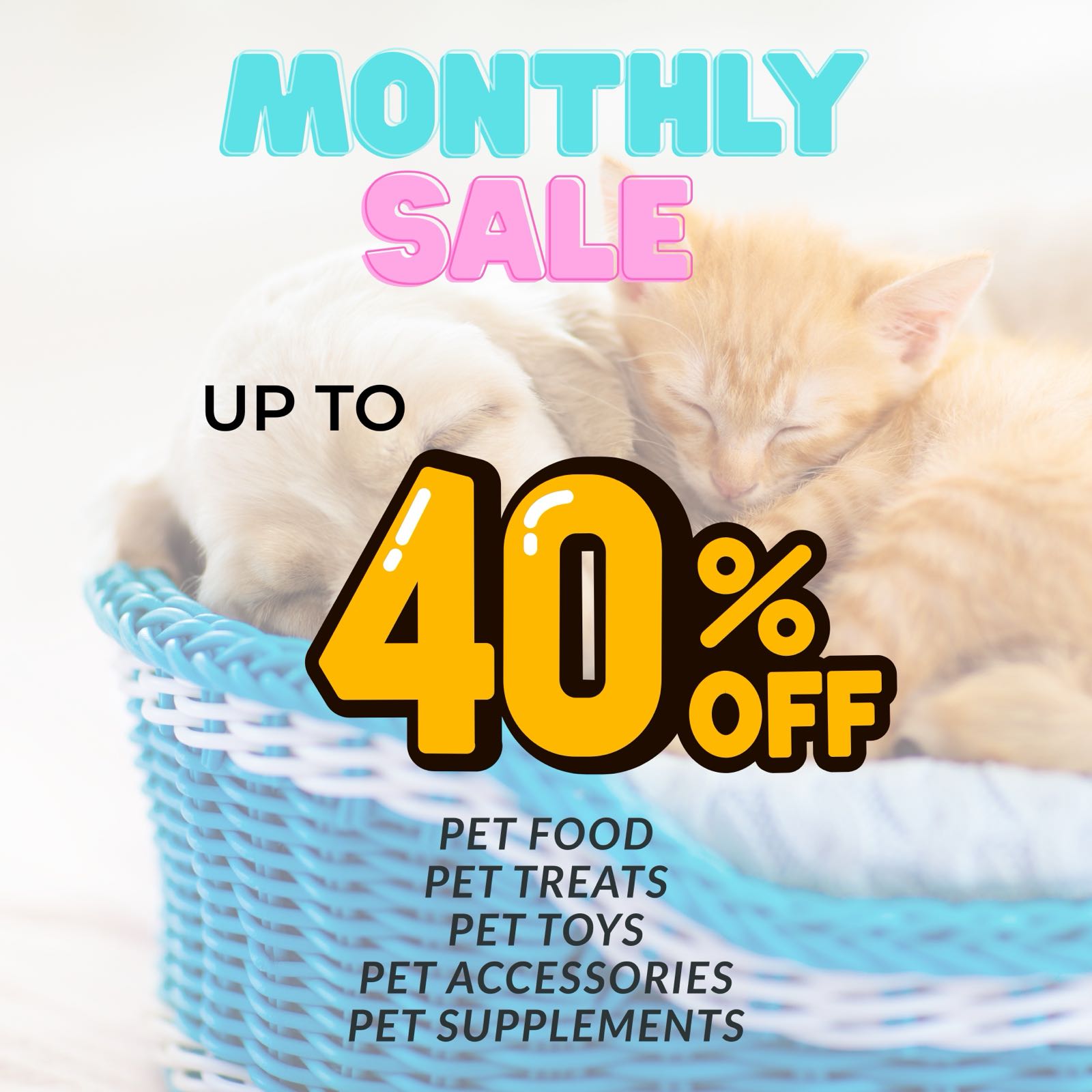 77Paws Pet Supply Facebook ad