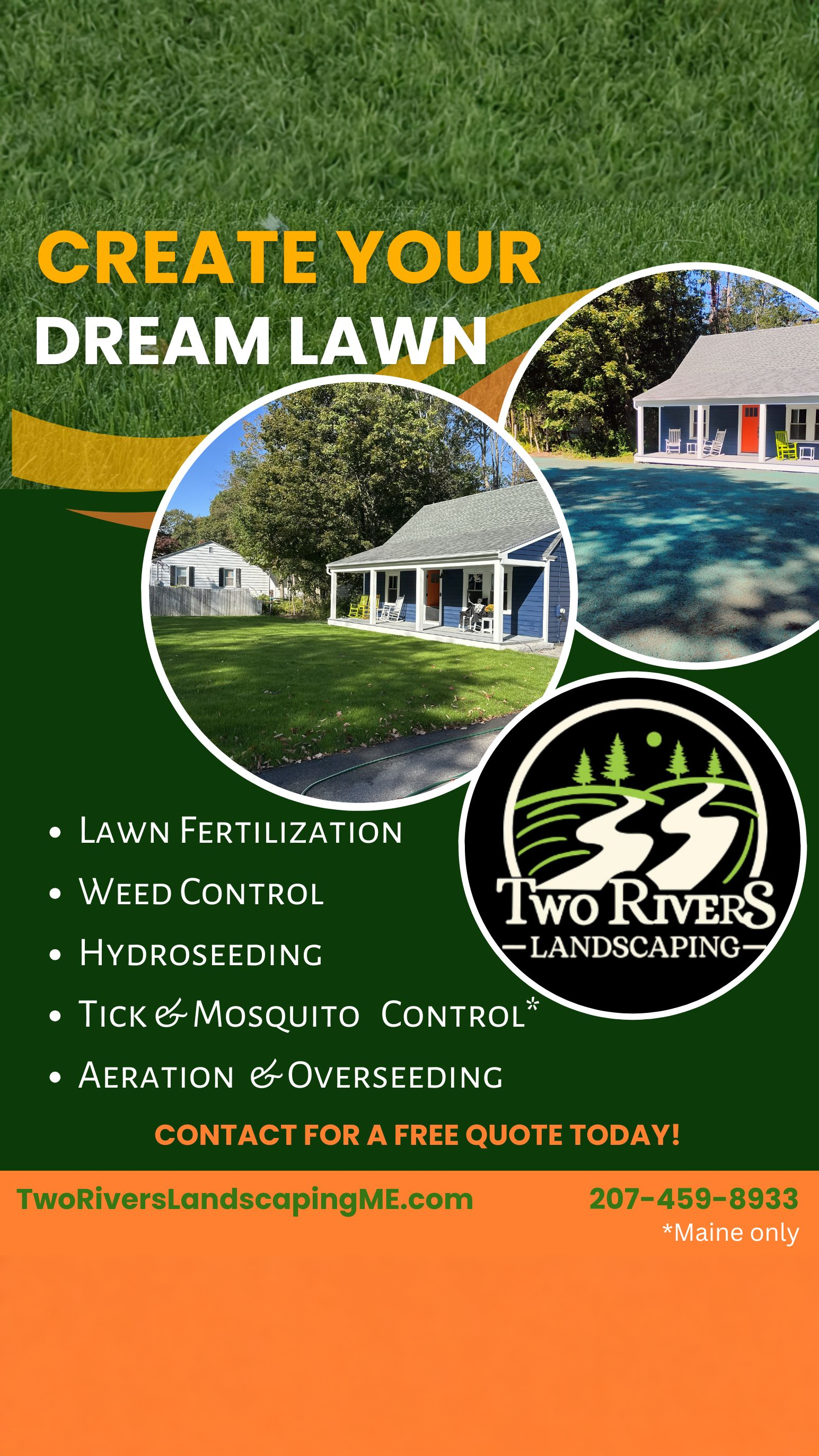 Two Rivers Landscaping Facebook ad
