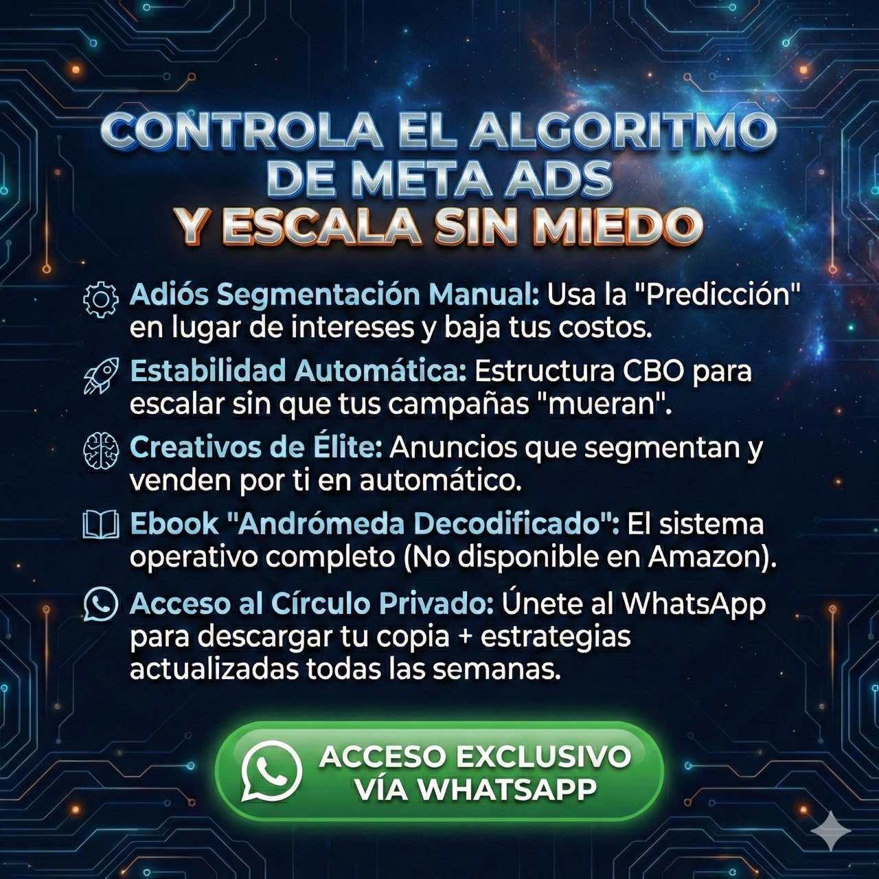 Copy Nation Facebook ad: Escala Sin Micro-Gestionar