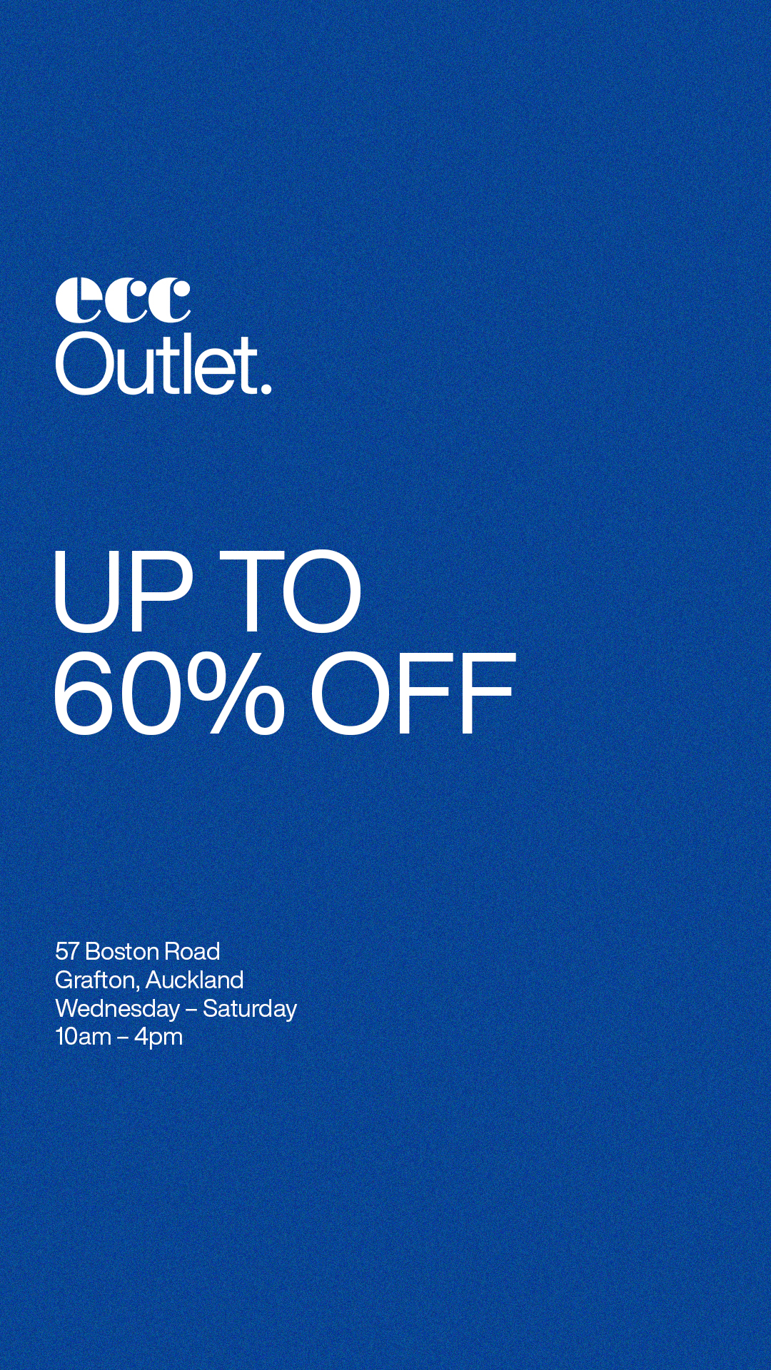 ECC Outlet Facebook ad from Jun 3, 2026