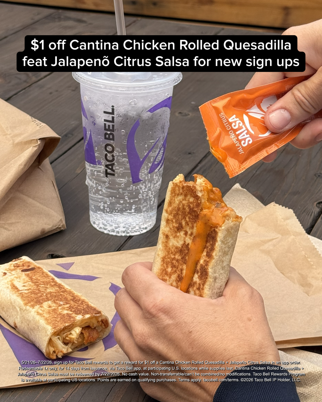 Taco Bell Facebook ad