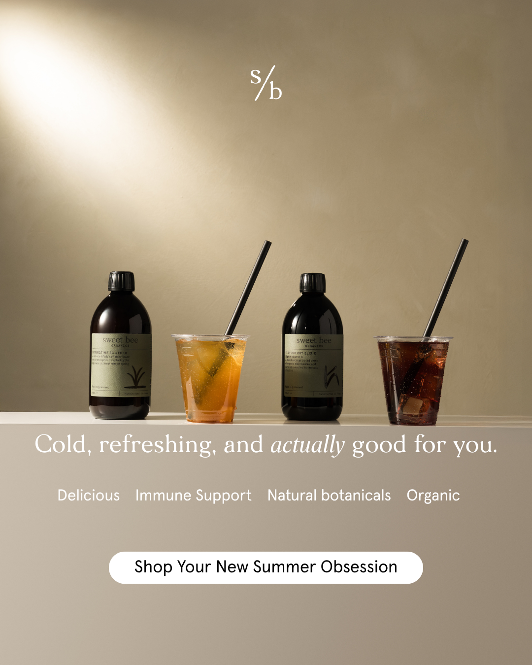 Sweet Bee Organics Facebook ad